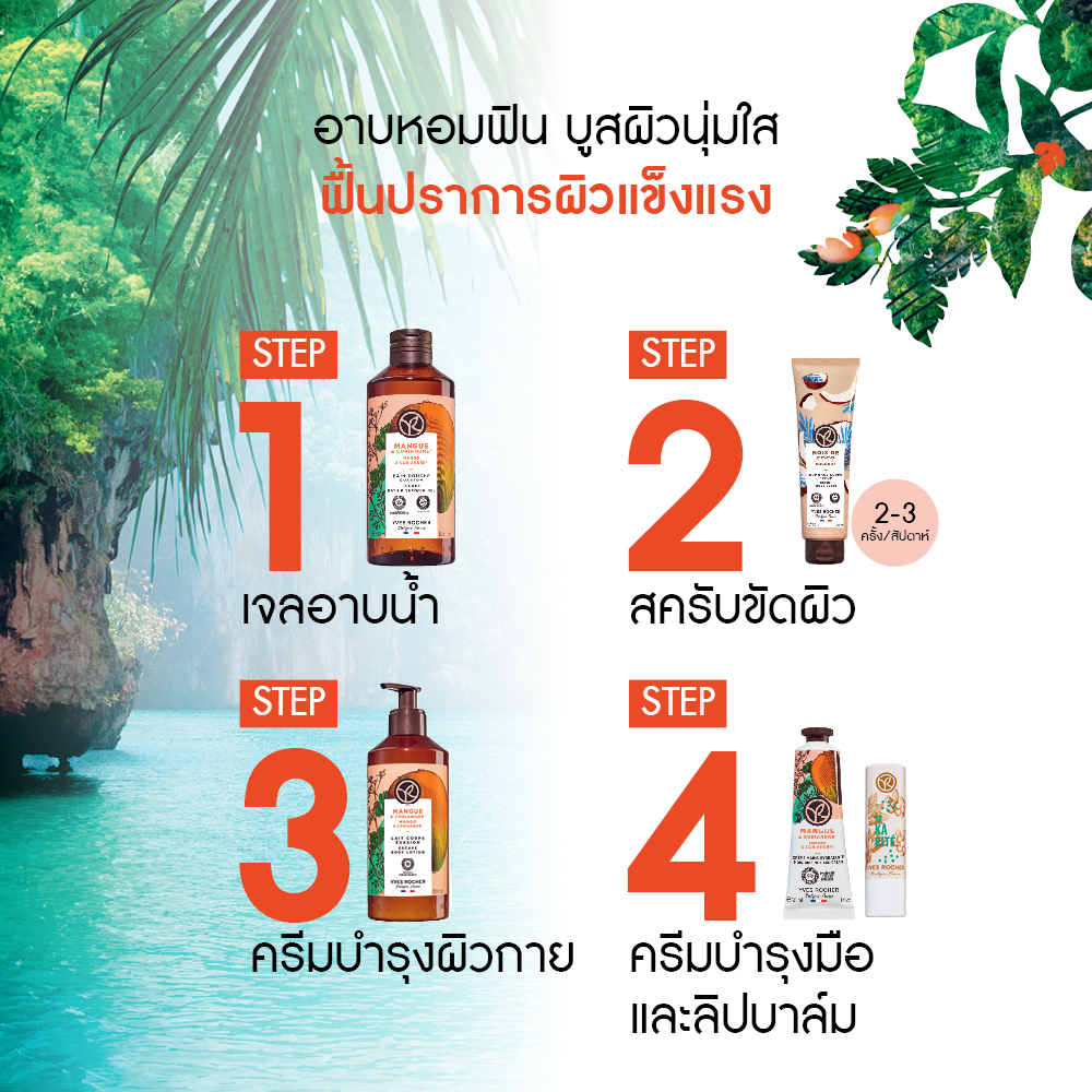 แมงโก้ แอนด์ คอเรียนเดอร์ เอสเคป บอดี้ โลชั่น 390 มล.