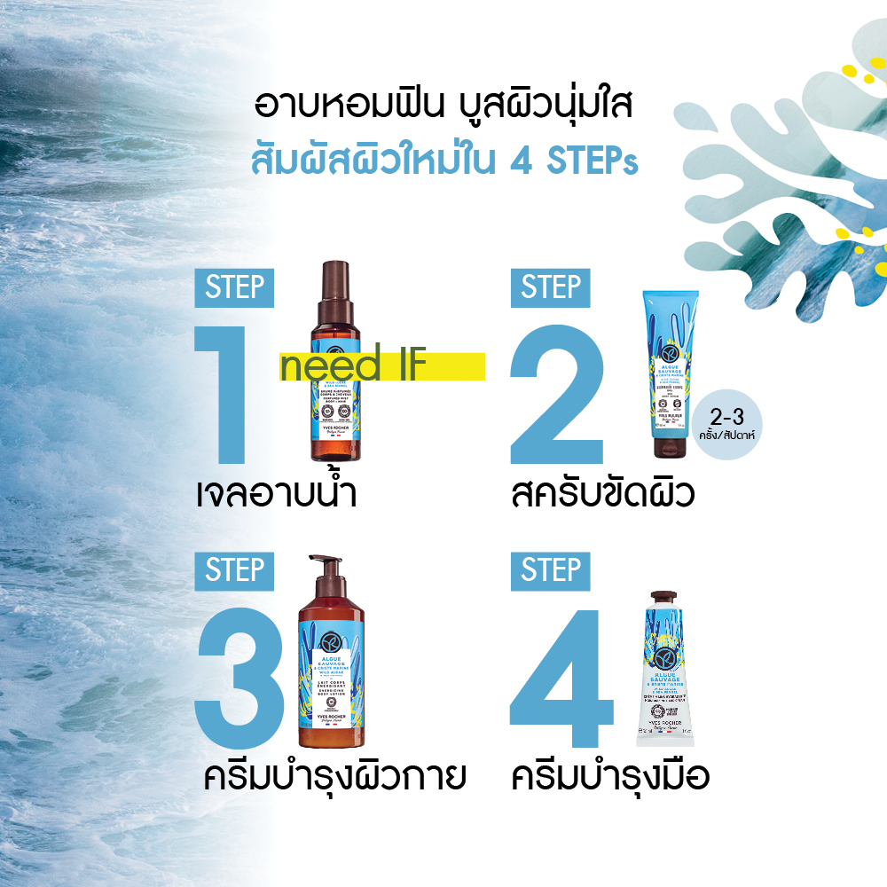 ไวด์ อัลเก้ แอนด์ มารีน ครีสต์ บอดี้ แอนด์ แฮร์ มิสท์ 100 มล.