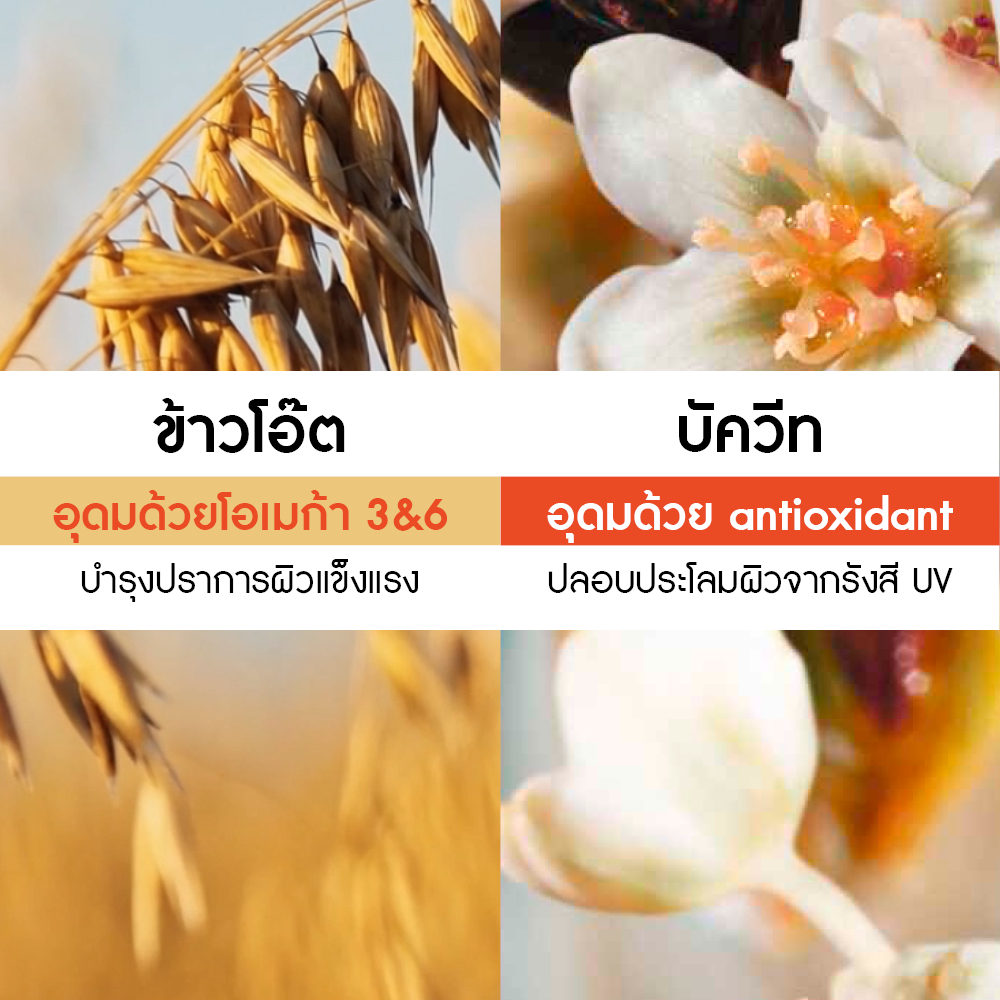 โอ๊ต แอนด์ บัควีท คอมฟอร์ตติ้ง บาธ แอนด์ ชาวเวอร์ เจล 400 มล.