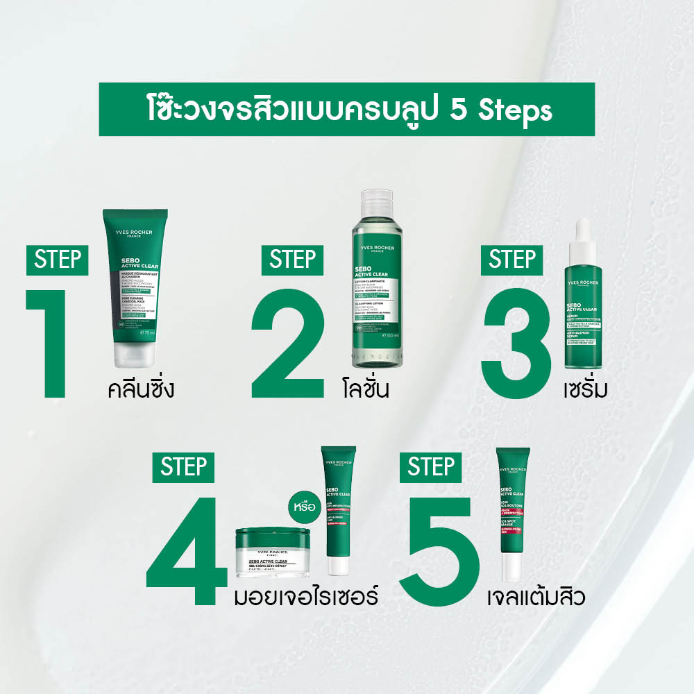 เซโบ แอคทีฟ เคลียร์ แอนตี้-เบลมมิช เซรั่ม 30 มล.