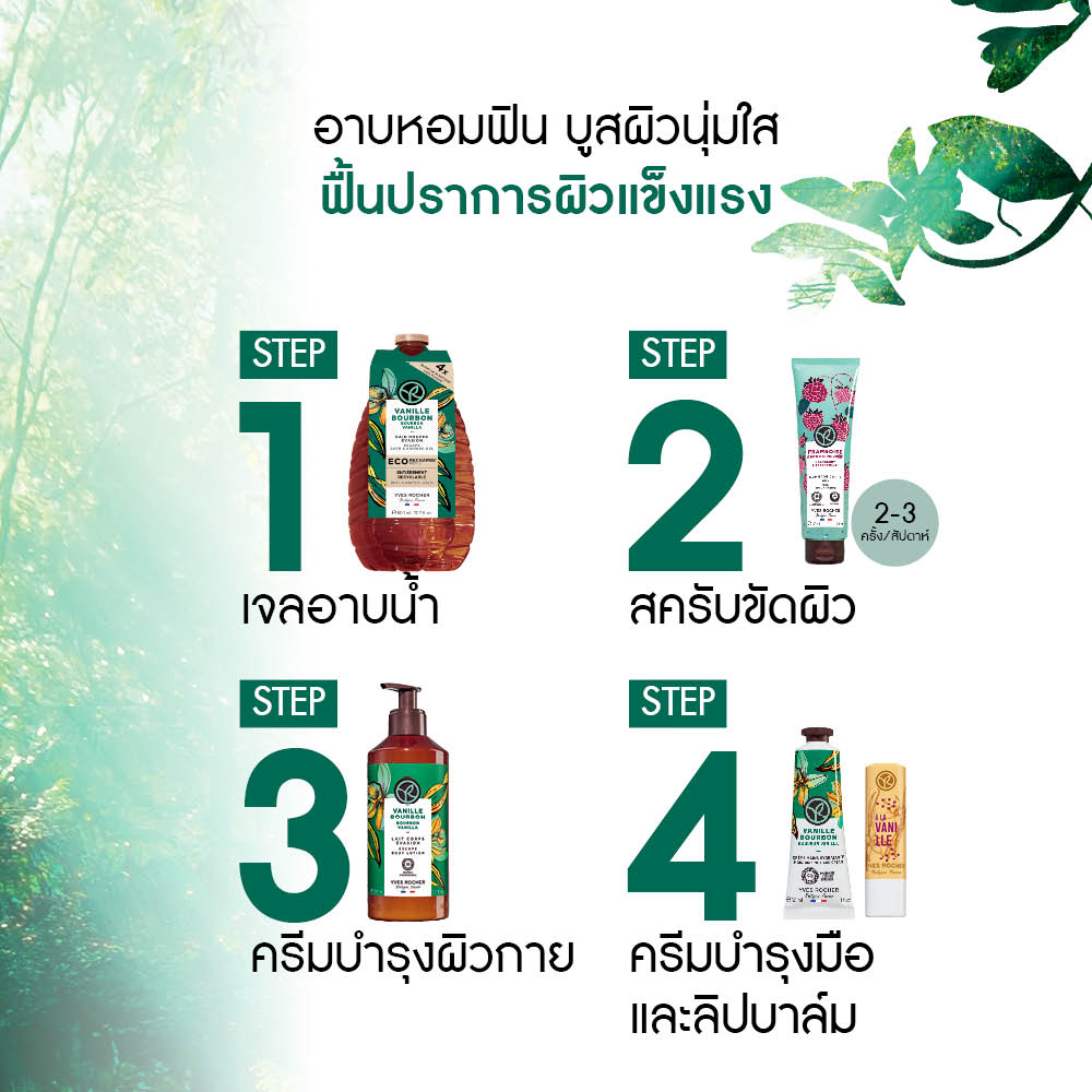 เบอเบิน วานิลลา เอสเคป บาธ แอนด์ ชาวเวอร์ เจล (อีโค-รีฟีล) 600 มล.